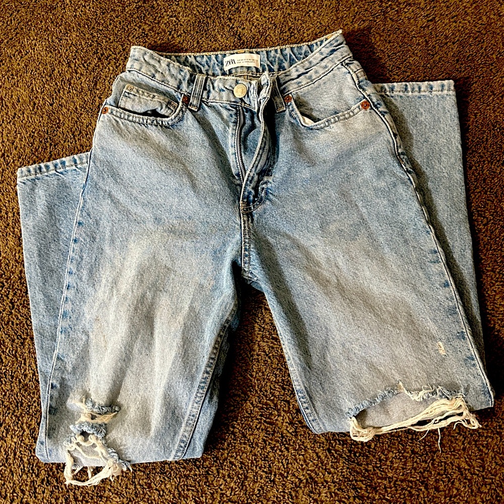 Zara mom jeans
